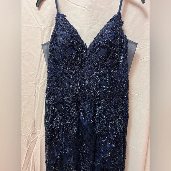 ice blue sequin dress Juls and Jane